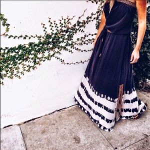 NEW Gypsy05 ‘Cairo’ Gray Strapless Maxi Dress